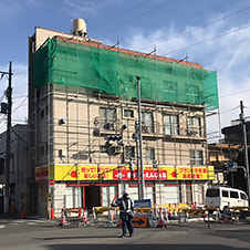 外壁改修足場